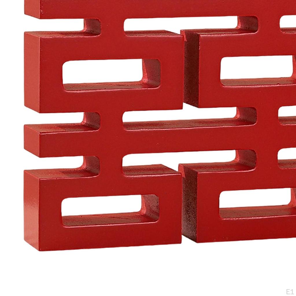 Chinese Tradition Red Happy, Hangings Creative DIY Decorative Exquisite Engagement Carving