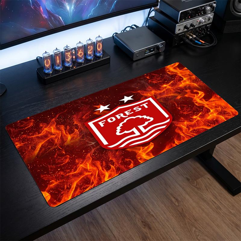 Tappetino per Mouse Grande Stampa Calcio Nottingham Forest, Tappetino Esteso Antiscivolo per Scrivania da Gioco per Ufficio Casa