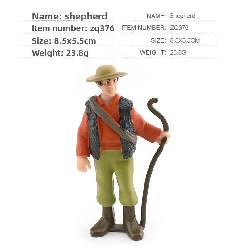 Simulated Diver Veterinarian Farmer Worker Postal Worker Toy Model Ornament For Collectors And Play