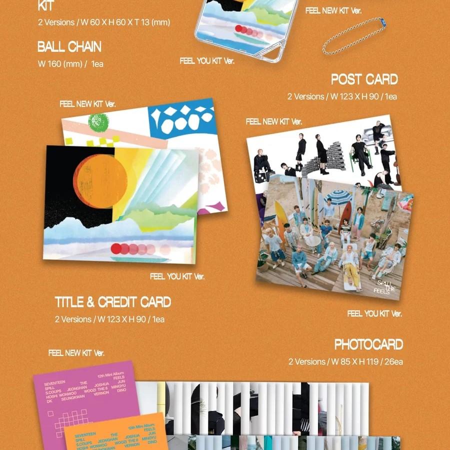 Albüm SEVENTEEN - [SPILL THE FEELS] 12. Mini KIT