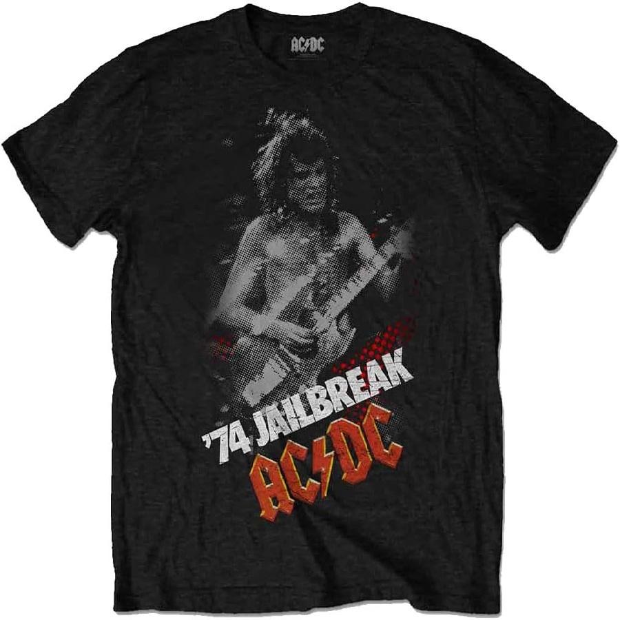 Ac_Dc Jailbreak 74 Band Logo T Shirt S чёрный