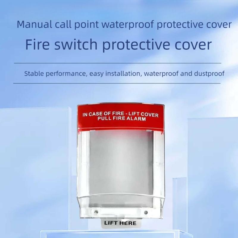 Alarm Pull Station Covers Manual Call Point Protective Guard Clear Safe Guards For Fire Alarm Switches Enduring