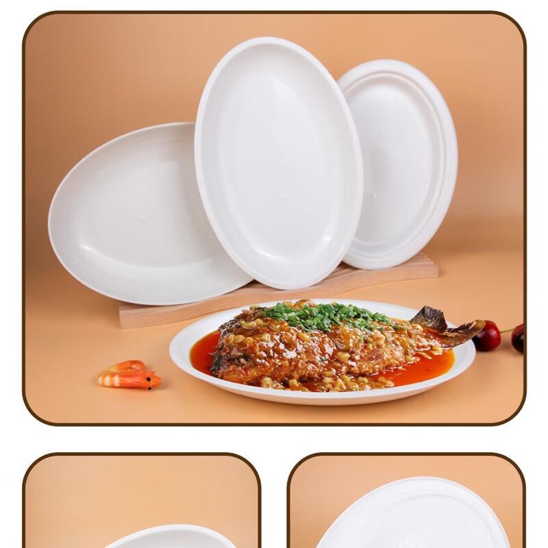 Disposable Plastic Oval Plates