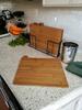 Bamboo Cutting Boards Set Of 4 Kitchen Boards + Steel Stand