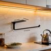 Modern Stainless Steel Kitchen Roll Holder With Multifunction Shelf For Home Use
