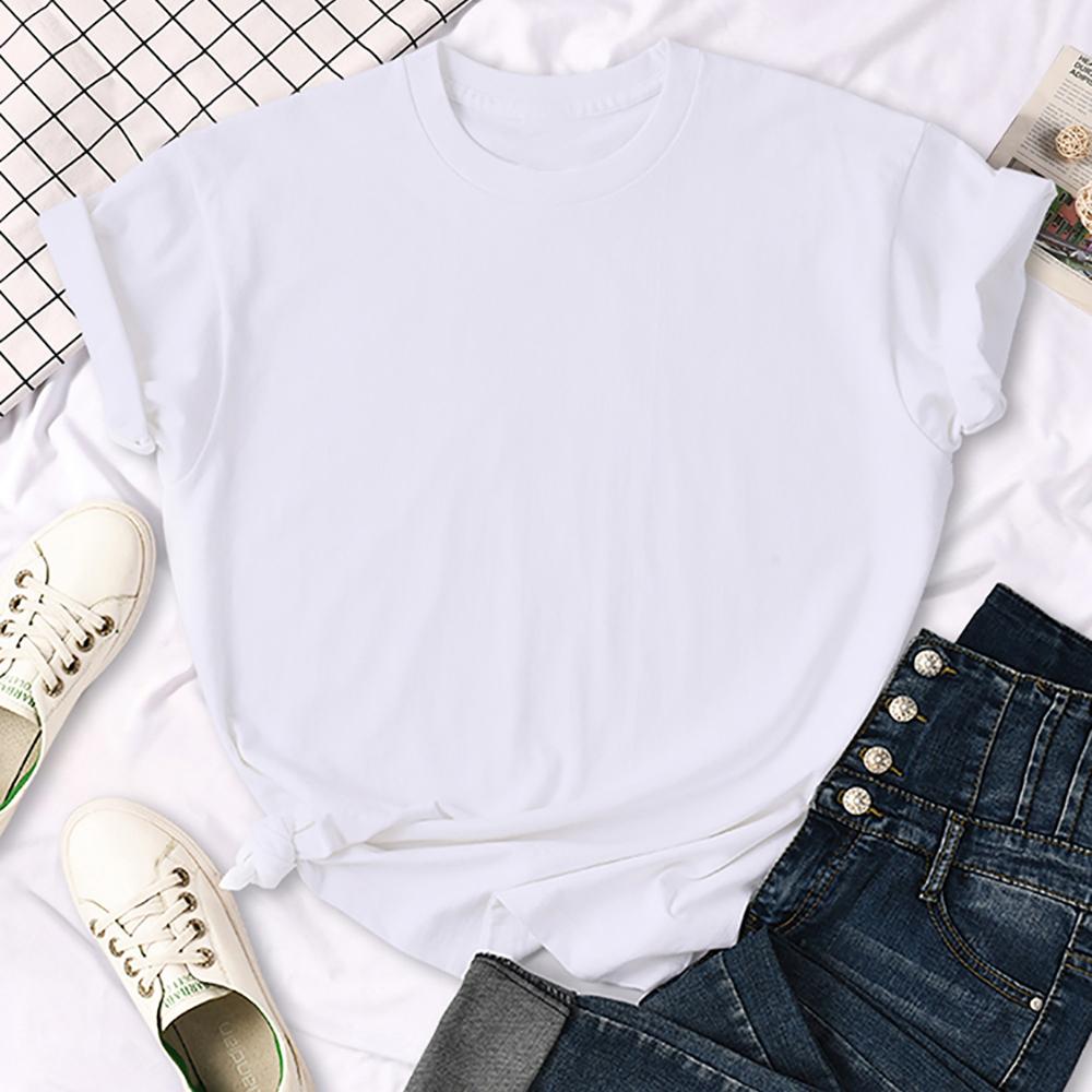 Casual 12 Color Solid T-Shirt Women Summer Breathable Short Sleeve Hip Hop All-Match Clothing Multicolor O-Neck Tee Shirt