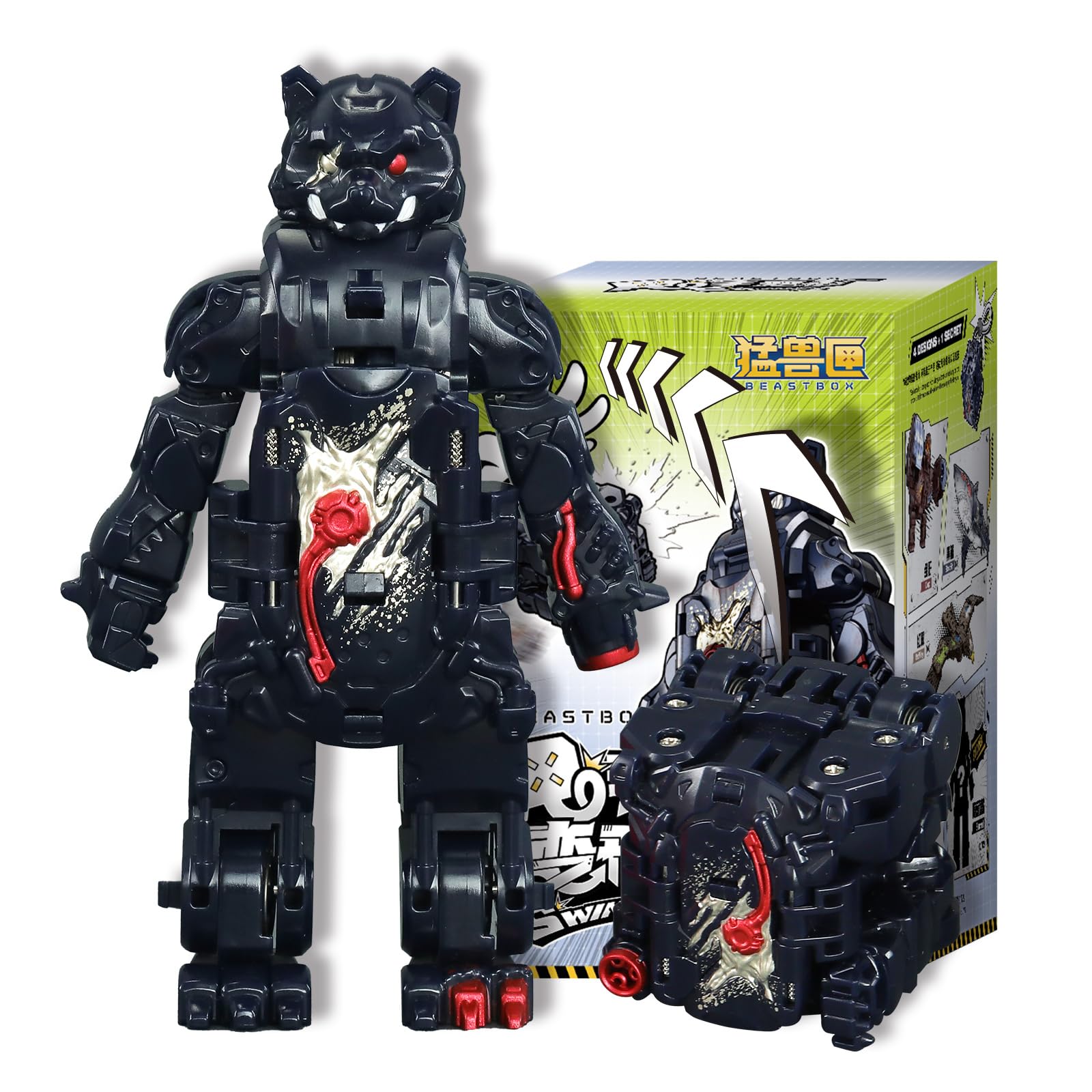 

52TOYS BEASTBOX SWINGO VOL.1 [Swingo Vol. 1] Автоматическая трансформирующаяся игрушка-сюрприз, Не требует действий, Трансформирующаяся фигурка, Предварительно окрашенная,