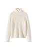 Damen Hochhals Pullover aus reinem Kaschmir - Gebürsteter Rollkragen, Vielseitig und Warm für Herbst und Winter.