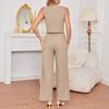 Fashion commuter suit vest trousers office suit women, spring and autumn women Internet celebrity wide-leg trousers two-piece set