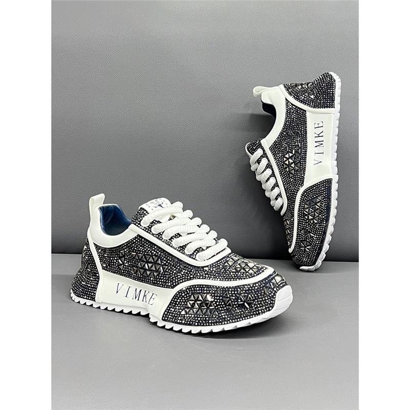 Light Luxury New Spring European Hot Diamond Casual Board Shoes Platform Shoes Star Dl