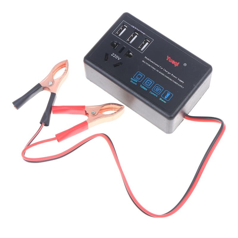 Multi-Functional Car Power Inverter 12V/24V To 220V Car Converter With Usb Port Automotive Charging Charger For Car Truck Rv