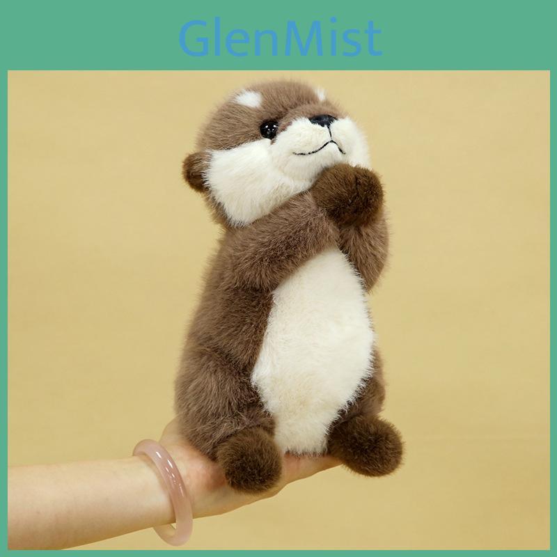 Otter Plush Toy Realistic Animal Stuffed Doll With Pp Cotton Filling For Kids Gift