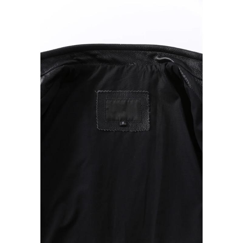 Chinese Size Men's Genuine Leather Jacket 100% Natural Cowhide Leather Coat Men Skin Clothing Autumn Spring Asian Size S-6XL