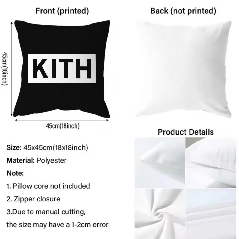 Klasický potah na polštář K-KITH Pohodlný oboustranný potah na polštář Ideální do auta, na pohovku, do ložnice a další