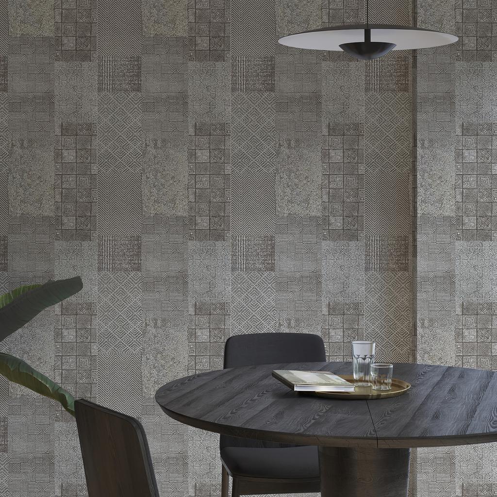 Retro Solid Line Texture Wallpaper Waterproof Vinyl Peel And Stick Living Room Wall Decor Vintage Brick Pattern Wallpaper