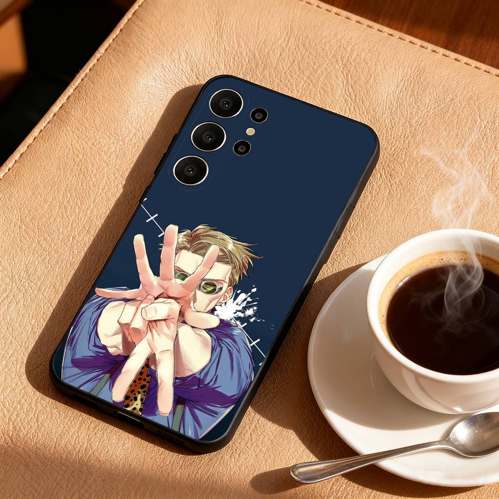 Anime K-Kento N-Nanami Phone Case For Samsung S26,S25,24,23,22,30,21,10,9,Ultra,Plus,Lite,FE Soft Black Case
