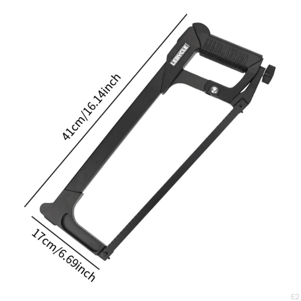 Hacksaw Hardware Angle Adjustable Ergonomic Grip Hand Saw for PVC Wood Metal