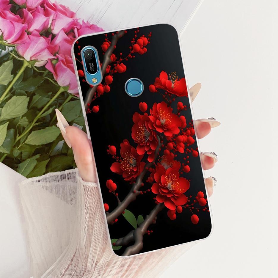 For Huawei Y6s 2019 Case JAT-LX3 Cute Lion Fashion Painted Cover Soft Silicone Case For Huawei Y6 Prime 2019 Y62019 Fundas Coque