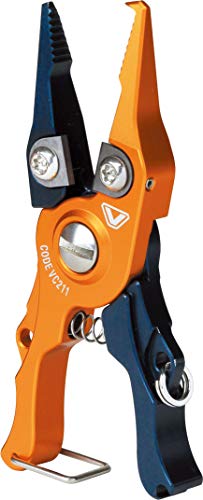 VICEO Tiny Split Pliers, Color: Orange x Navy, VC211ON Fishing Pliers