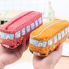 Estojo de Lápis Fofo de Ônibus Lona Caixa de Papelaria Grande Capacidade Bolsa para Canetas Estojos