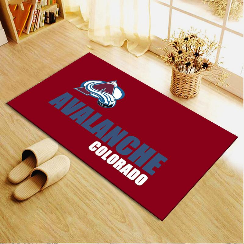 Colorado Avalanche Logo Carpet Rug for Living Room Bedroom Home Sofa Decoration,Kids play Non-slip Floor Mat