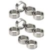 10 szt. podkładek dystansowych 15 mm OD 12 mm ID ze stali nierdzewnej zestaw akcesoriów sprzętowych 351500150060