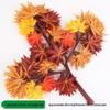 Artificial Red Maple Leaf Branch for Decoration and Landscaping