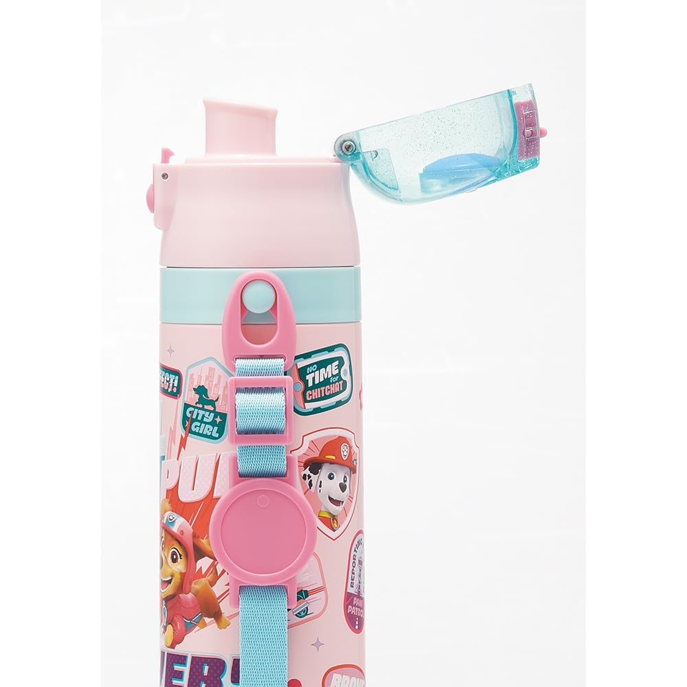 Skater Stainless Steel Water Bottle Direct Drinking 470ml Paw Patrol Girl Lightweight Type Cold Storage Only Waterbottle Sports Bottle Cute Kids