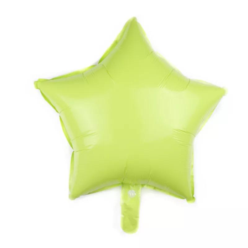 10pcs 18inch Gold Silver Foil Helium Star Balloon Wedding Decoration Baby Shower Kids Birthday Party Pure Air Globos Supplies