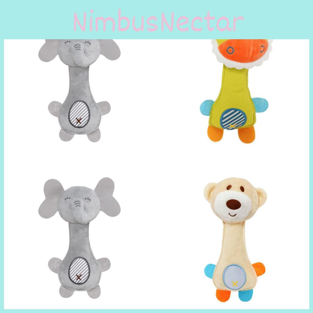 Children's Plush Rattle Stick With Bell Baby Animal Hand Grabbing Stick Soothing Toy Supplier From China