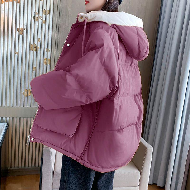 Women's 2024 Winter Korean Style Cotton Coat - Trendy, Stylish, Off-Season Student Jacket