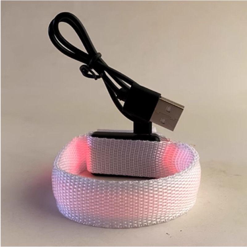 Dobíjecí LED sportovní náramek měnící barvu