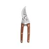 Solid Wood Non-Slip Pruning Shears Carbon Steel Sharp Curved Pruners for Heavy-Duty Garden Grafting & Thick Branch Cutting
