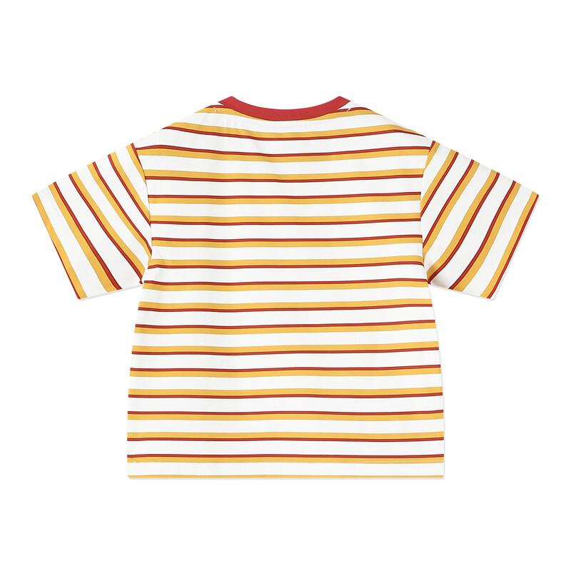 B.Duck Boys' Striped Ice-Feel Quick-Dry T-Shirt