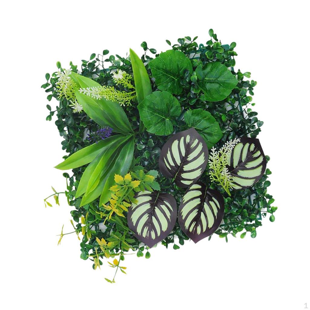 Pannello decorativo da parete verde - Fogliame realistico per casa e giardino