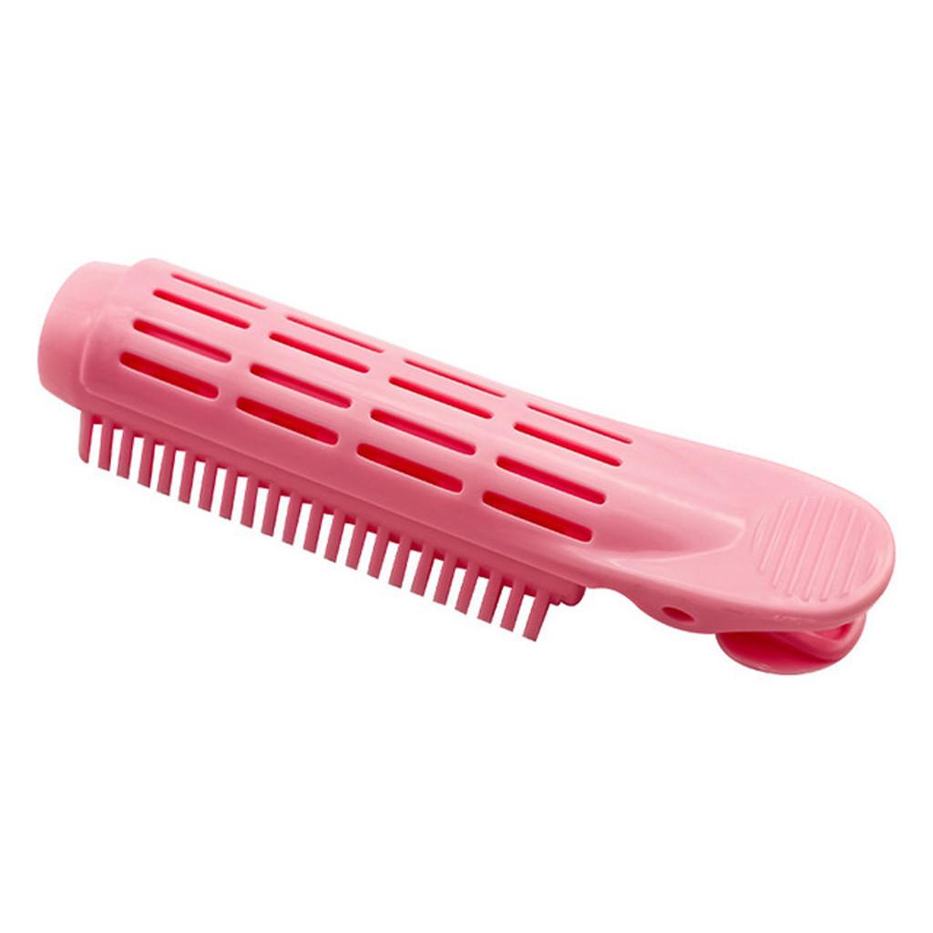 Hair Curler Clip Self Grip Volume Hair Curler Clip Naturally Curly Hair Styling розовый