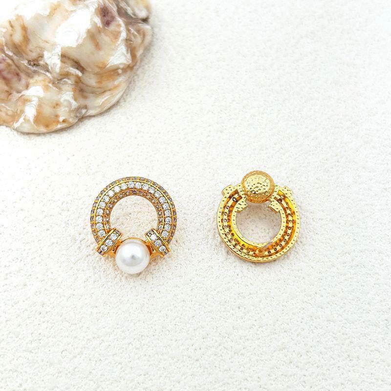 Light Luxury High-End Sense Personalized Circle Earrings Stud Earrings