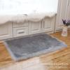 Tapete Lavável de Lã Sintética com Pelo Longo para Quarto, Varanda, Janela Saliente, Sofá ou Decoração de Estufa
