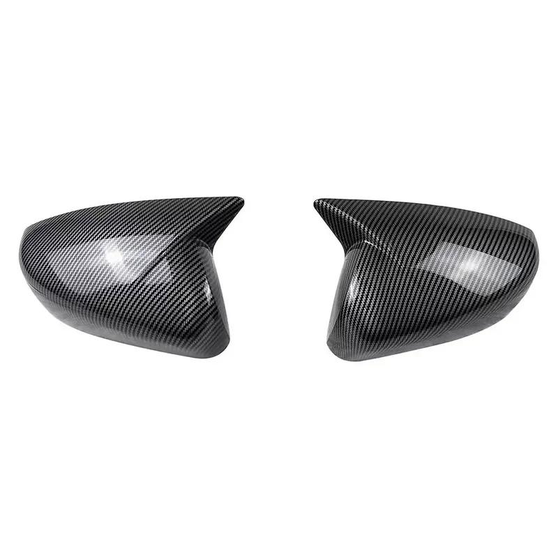 For Subaru Crosstrek  2024 ABS Plastic Car Rearview Side Mirror Cover Wing Cap Exterior Door Trim Adhesive Sticker Parts