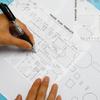 6pcs Circle Templates for Drafting Flexible Circle Stencils with Geometric Shapes 6 Sizes Plastic Measuring Rulers for Drawing Office, School,