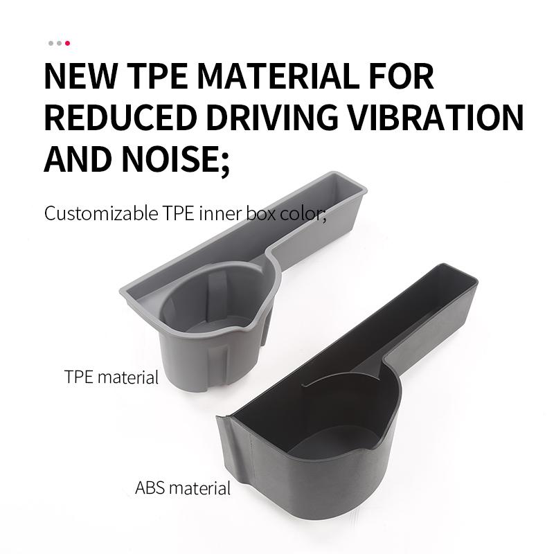 For Tesla Model 3/Y Storage Box Car Dashboard Water Cup Holder Front Instrument Panel Stowing Tidying Auto Accessori 2025-2025