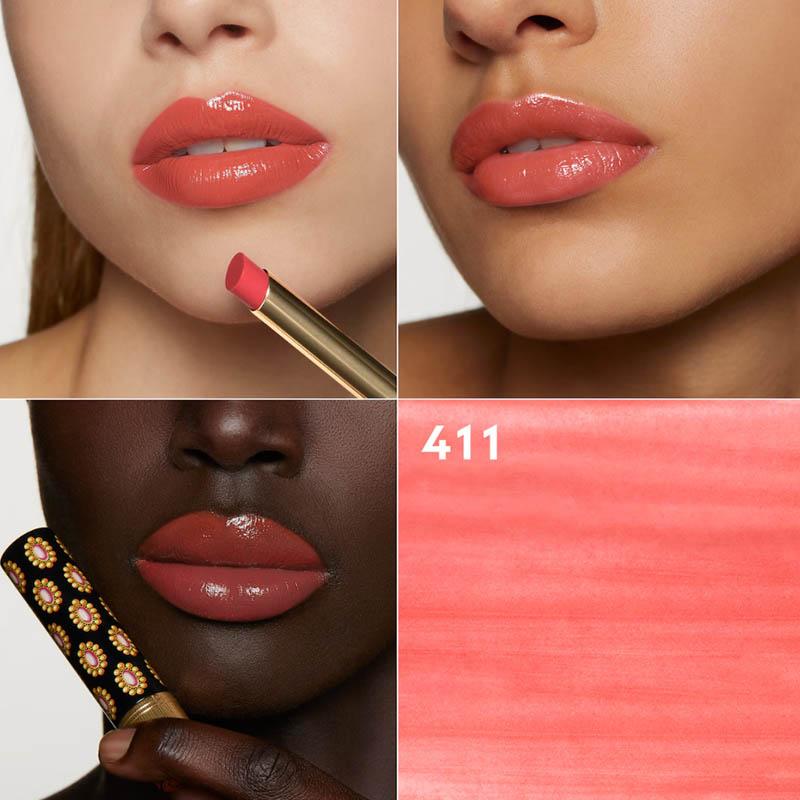 Gucci Rouge De Beauté Brillant,Moisturising, Plumping,Long-lasting Shine Lipstick