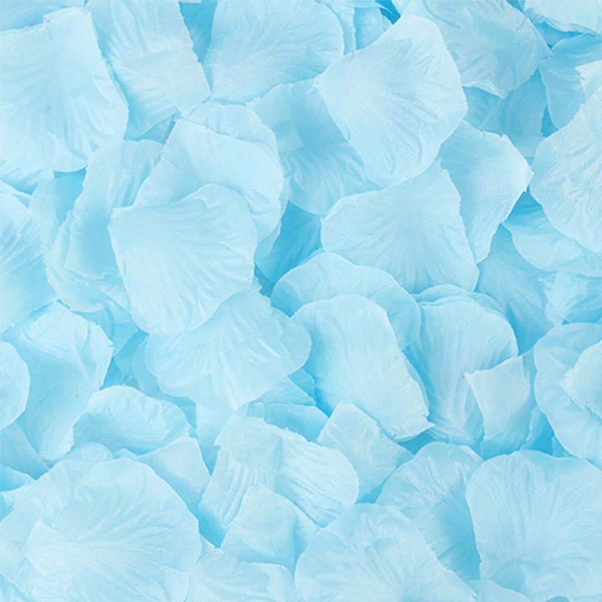 

[100pcs/200pcs/500pcs/1000pcs Per Pack, Multiple Colors Available] Artificial Rose Petals, Wedding Ceremony & Reception Decor, Wedding Supplies