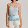 Cotton Seamless Spaghetti Top  71615 Ocean Tie Dye 