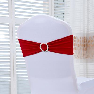 Stuhllehnenbezüge, einfarbig, mit runder Schnalle, elastischer, wiederverwendbarer Sicherheitsgurt, für Partys, Hochzeiten, Feiern, Bankett-Stühle, Esszimmerstuhl-Schärpen, 10 Stück
