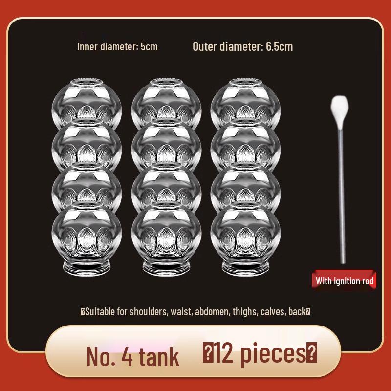 Chenye Thickened Glass Fire Cupping Set – Beauty & Household Therapy Jars