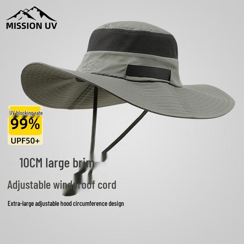 MISSION UV Men's Summer Sun Protection Fisherman Hat MU050