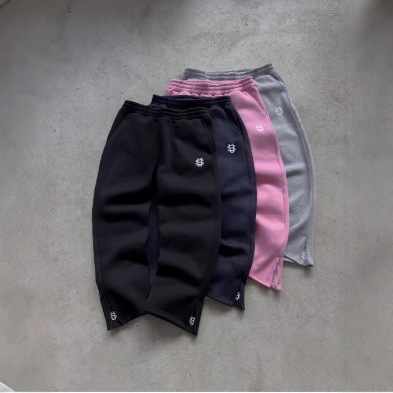 Unisex Embroidered Sweatpants Streetwear Hip Hop Casual Loose Fit Pants