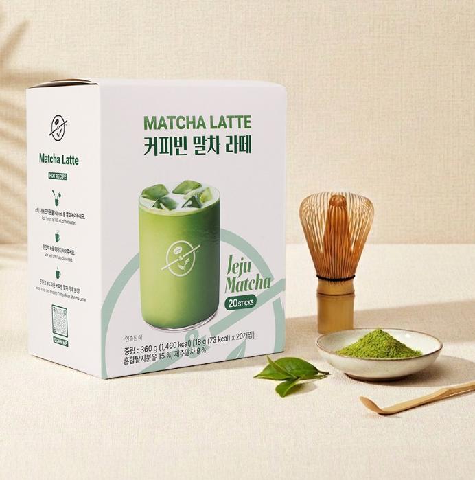 Coffee Bean Matcha Latte Stick 8 Sticks – Rich Green Tea Latte Mix