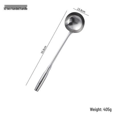 Thickened Stainless Steel Long-Handle Kitchen Ladle